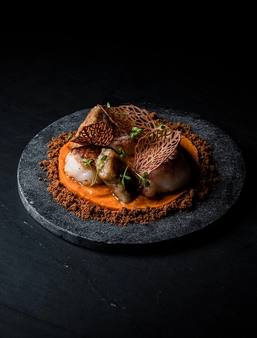 Plat raffiné et créatif spécialement préparé pour la Fête des Mères au Dans le Noir ? Londres