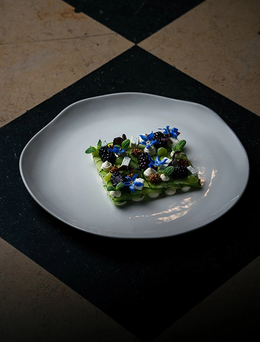 Plat raffiné à déguster au restaurant Dans le Noir ?