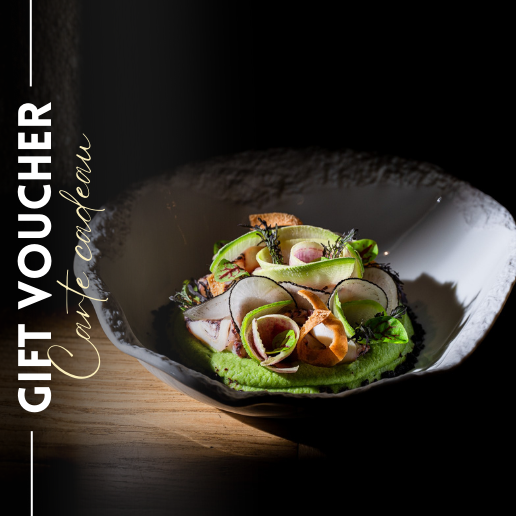 E-Carte Cadeau – Menu 2 Plats – 1 Personne