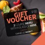 E-Gift voucher - Two course Menu & 1 glass of wine - 1 person