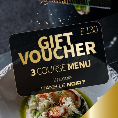 Gift voucher – Restaurant London – Three course menu - Experience