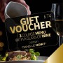 Gift voucher – Restaurant London – Three course menu with glass of wine - Experience