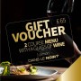Gift voucher – Restaurant London – Two course menu with glass of wine - Experience