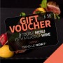 Gift voucher - Two course Menu & 1 glass of wine - 1 person